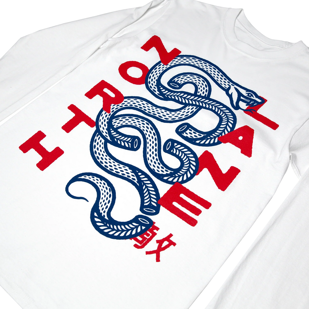 Twisted Snake Long Sleeve (White)