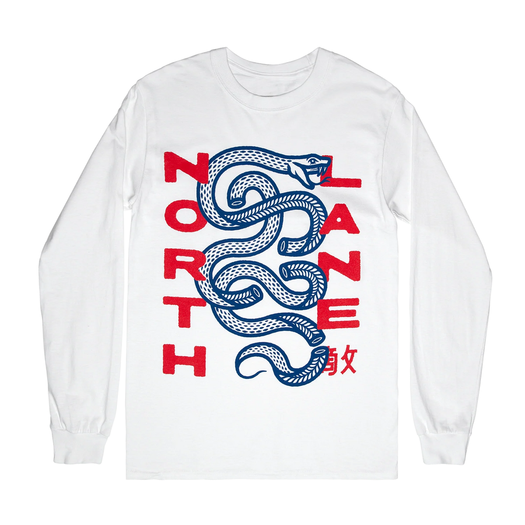 Twisted Snake Long Sleeve (White)