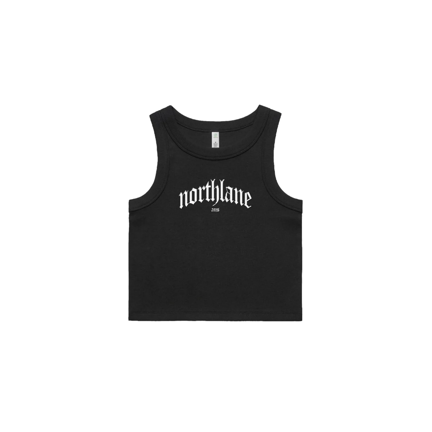 Embroidered Crop Tank Top